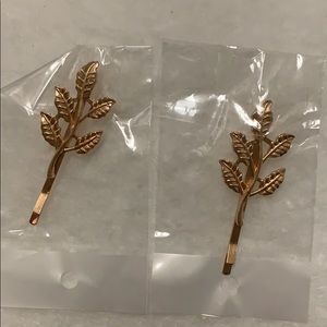 Rose gold to Gold bridal or prom hair pins